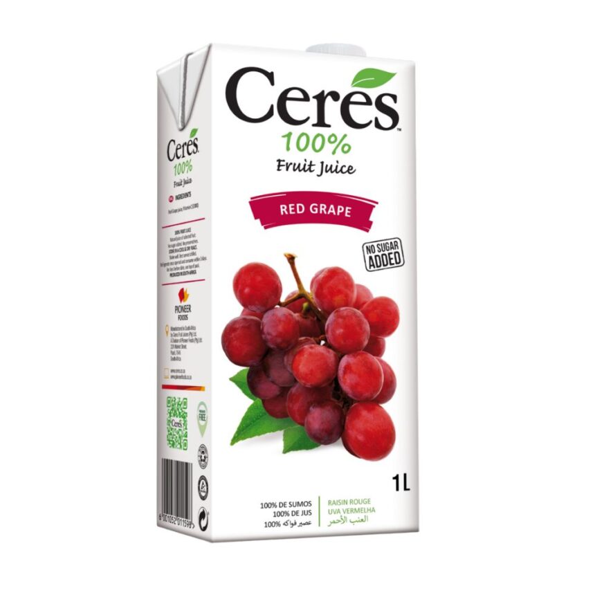 Ceres Red Grape Juice 1L Naspac Marketing Pte Ltd